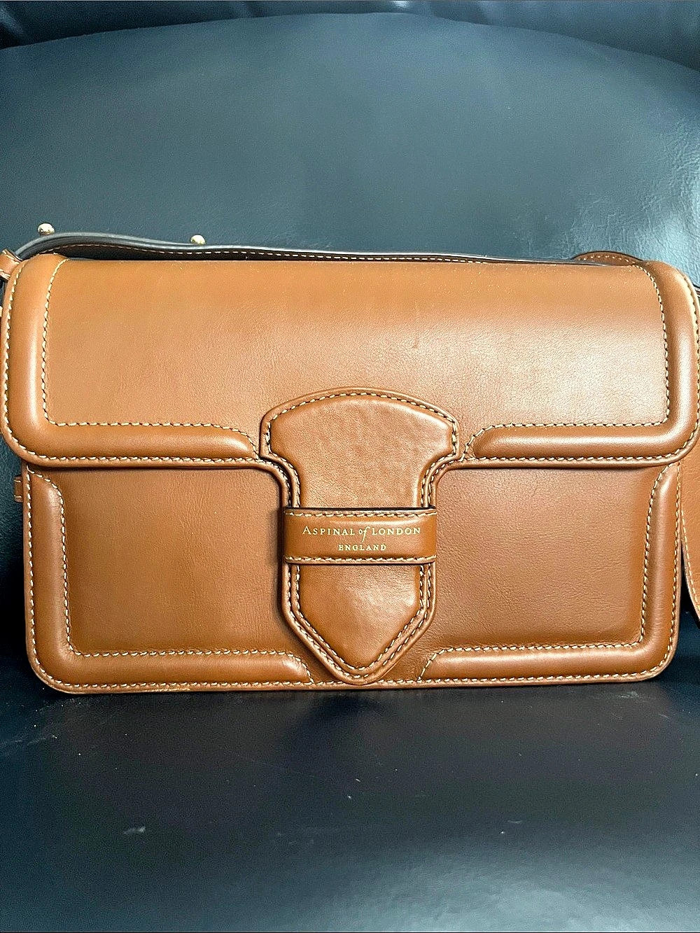 RARE Aspinal of London Resort Crossbody Bag Brown